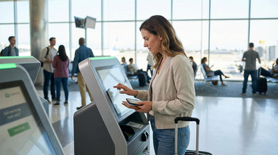 Rows of clean cars ready for car rental in a well-lit San Francisco Airport parking garage