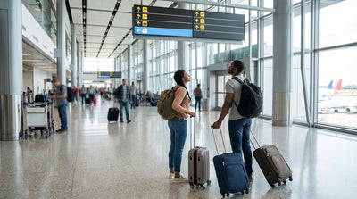 The exterior of Terminal 4 at JFK Airport in New York, where travelers can find access to their car rental