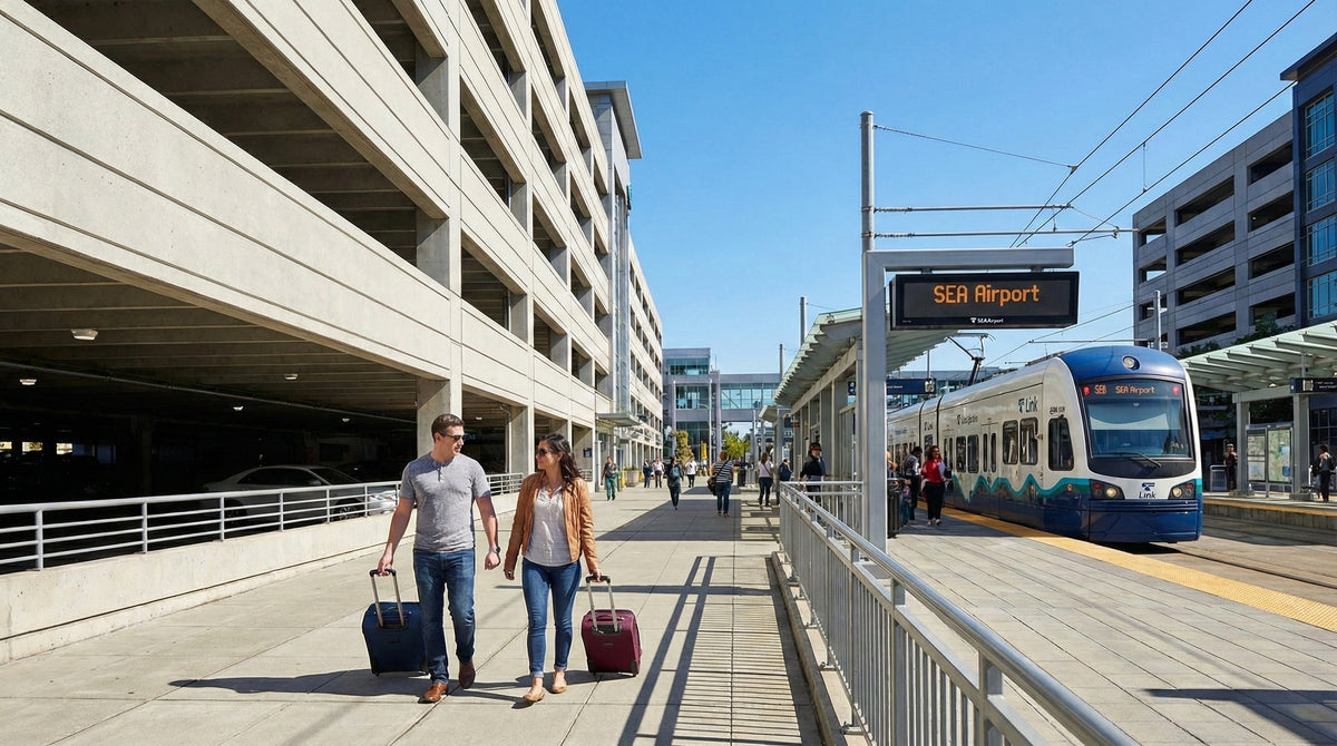 Hola Rails SEA rental return and Link light rail timing guide – Hola Car Rentals